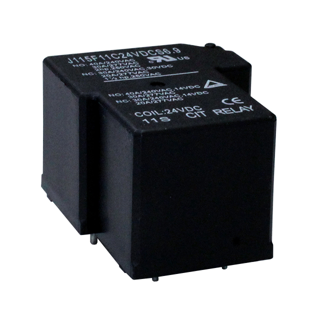 J115F11C24VDCS6.9 CIT Relay and Switch  Power Relays Over 2 Amps